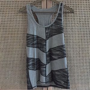 Trina Turk Recreation Tank Top in Black and Gray